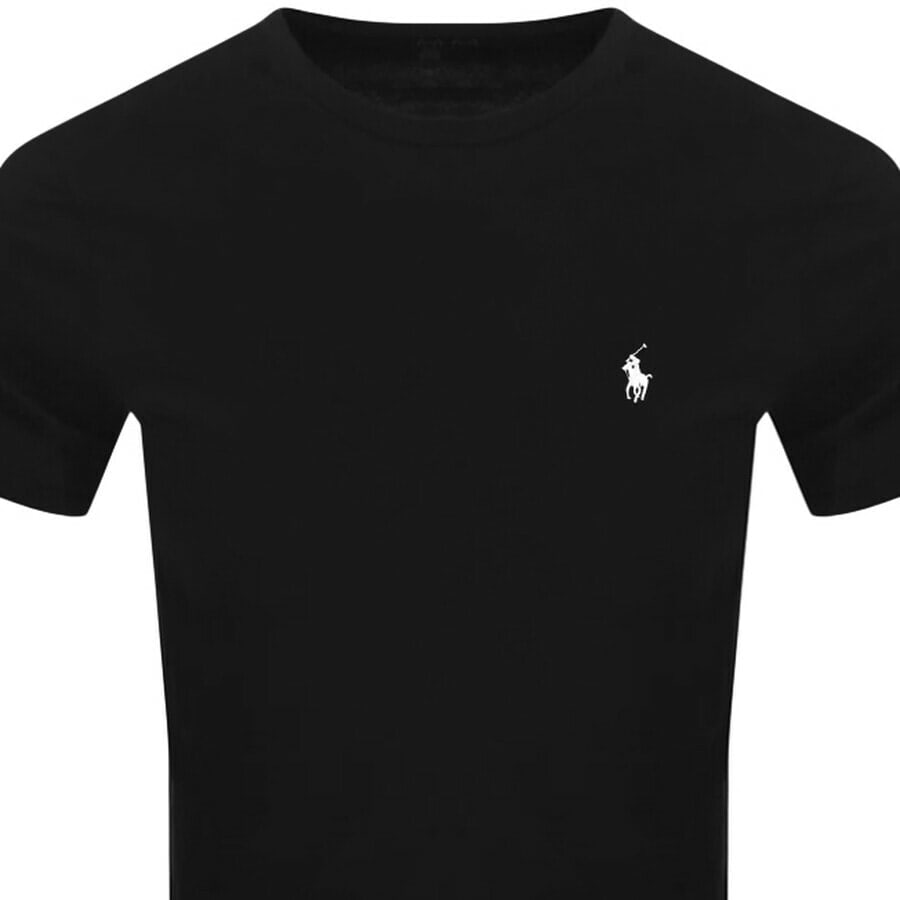 Ralph Lauren Crew Neck T Shirt Black | Mainline Menswear